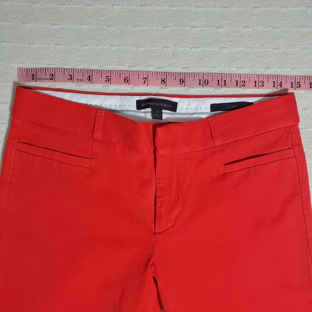 Banana Republic Red Skinny Dress Pants for Women - Picture 3 of 8